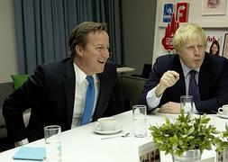 David Cameron y Boris Johnson, durante una reunión. / Archivo