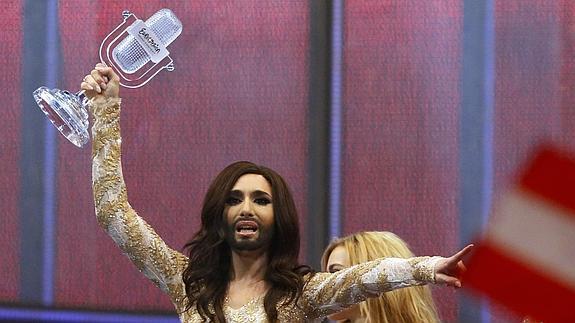 Conchita, ganadora de Eurovision
