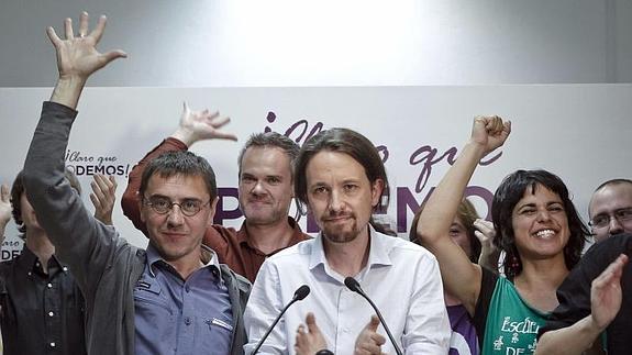 El líder de Podemos, el profesor universitario Pablo Iglesias