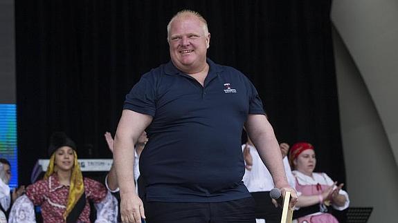 El alcalde de Toronto, Rob Ford