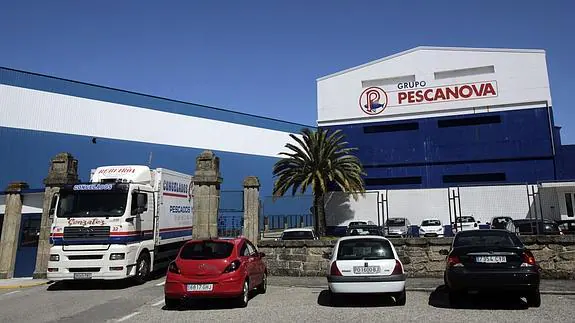 Vista de la factoría en Pontevedra.