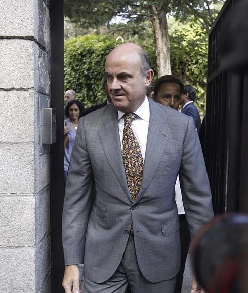 El ministro de Economía y Competitividad, Luis de Guindos. 