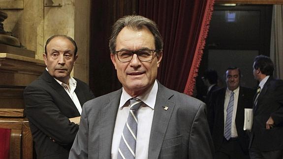 El presidente de la Generalitat, Artur Mas