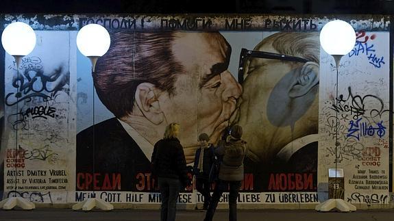 Algunas de las lámparas instaladas en Berlín.