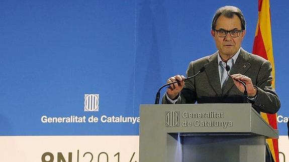 Artur Mas comparece ante los medios 