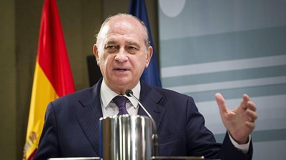 El ministro del Interior, Jorge Fernández Díaz. 