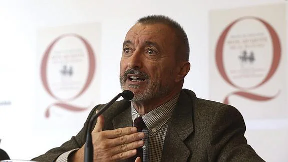 Arturo Pérez-Reverte, en la presentación de su versión de 'El Quijote'.