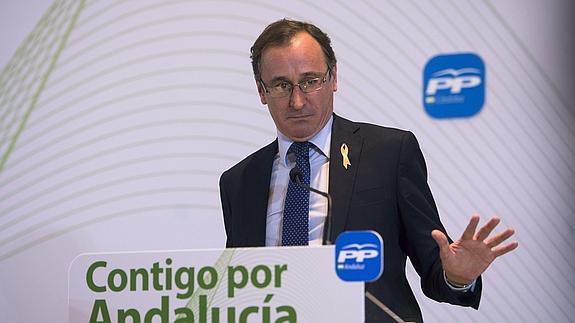El ministro de Sanidad, Alfonso Alonso. 