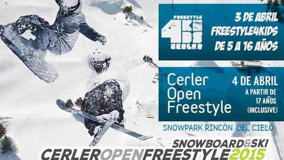 Cartel promocional del Cerler Open Freestyle