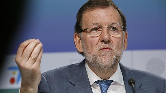 Mariano Rajoy, en la reunión anual del Círculo de Economía en Sitges, Barcelona.