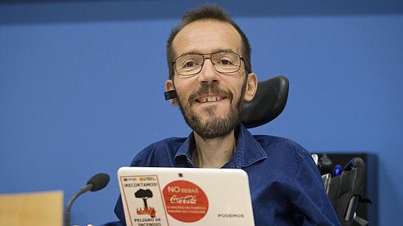El secretario general de Podemos en Aragón, Pablo Echenique.