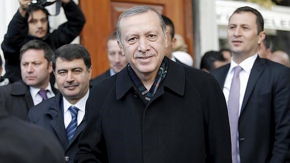 Erdogan posa sonriente.