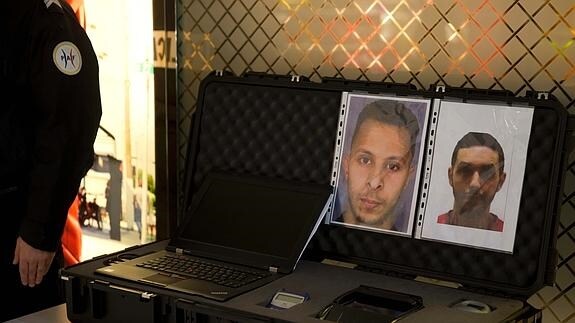 Imagen de Salah Abdeslam (i) y Mohamed Abrini (d), en busca y captura.