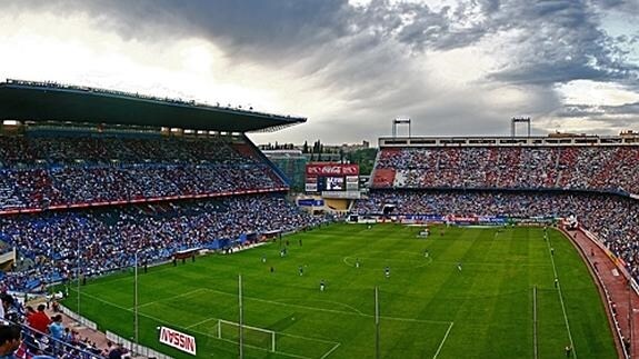 Estadio Vicente Calderón. 