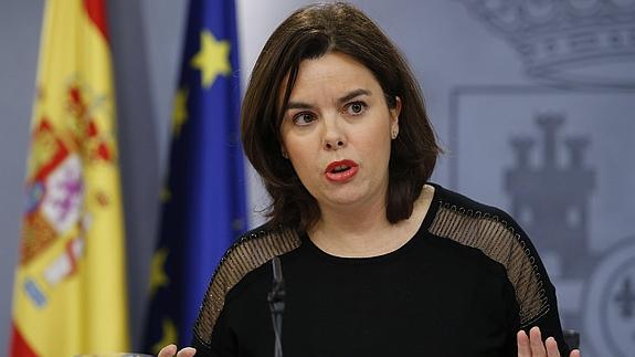 Soraya Sáenz de Santamaría.