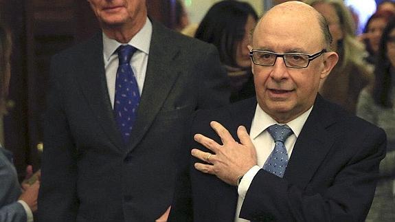 El ministro de Hacienda, Cristóbal Montoro. 