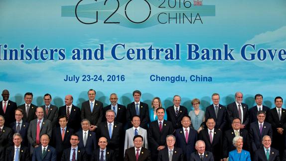 Reunión de los ministros de Economía y Finanzas del G-20 en Chengdu, China.