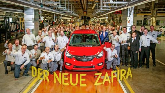 Comienza la producción del nuevo Opel Zafira