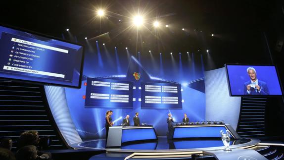 El sorteo de la Champions. 