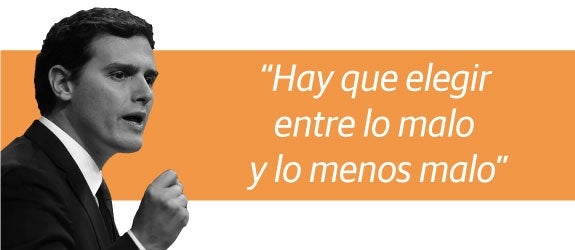 Rivera, a Sánchez: «Le pido que no sea usted también el tapón de la democracia»