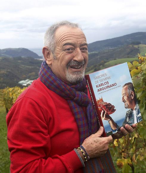 Karlos Arguiñano, en los viñedos de su bodega K5.