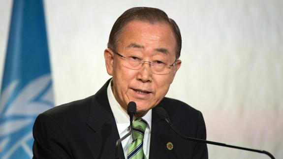 Ban Ki-moon, secretario general de la ONU. 