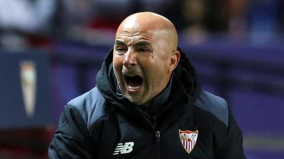 Jorge Sampaoli, durante el choque contra la Juventus. 