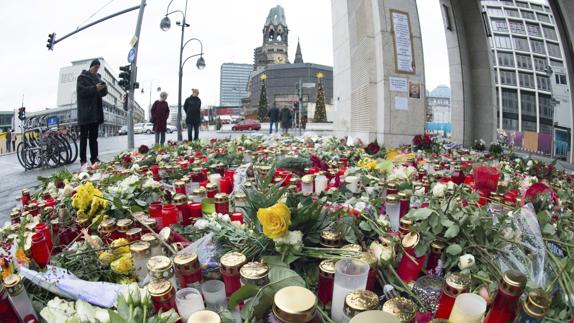 Homenajes a las víctimas del atentado en Berlín.