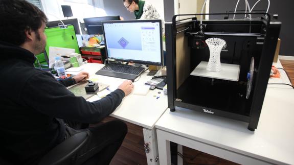 Una impresora 3D.