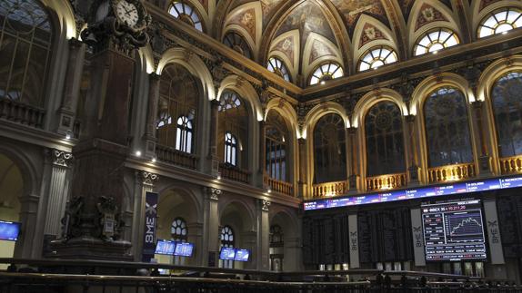 Bolsa de Madrid.