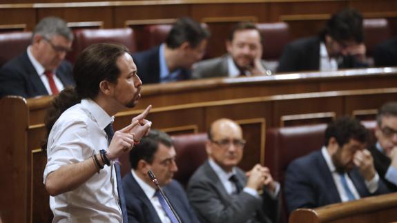 El líder de Podemos, Pablo Iglesias.