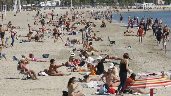 Alicante ha superado los 30 grados este fin de semana.