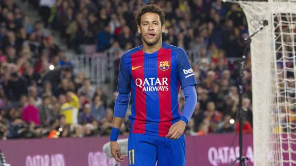 Neymar, en un partido. 