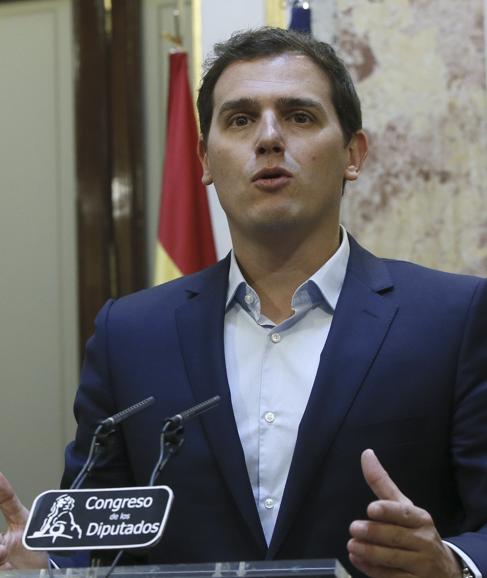 El presidente de Ciudadanos, Albert Rivera. 