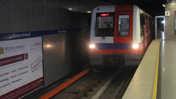 Metro de Varsovia.