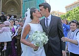 Xabi Prieto se casa con Amaya Magaña en
San Sebastián