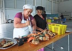 Marisco. Bueys, centollos y langostas son algunos de los productos que se podrán degustar y que se prepararán en Ficoba. ::                             F. DE LA HERA