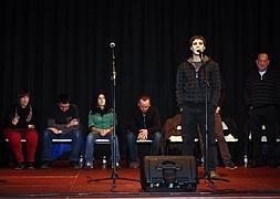 Imagen del festival de Año Nuevo desarrollado en Biteri, último de los eventos de la Bertsolata. ::                             MARÍA