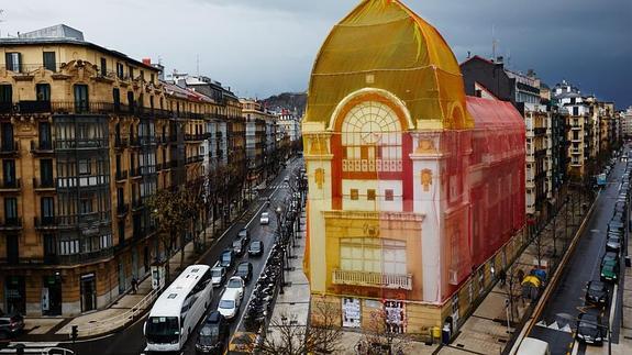 El edificio Bellas Artes de Donostia 