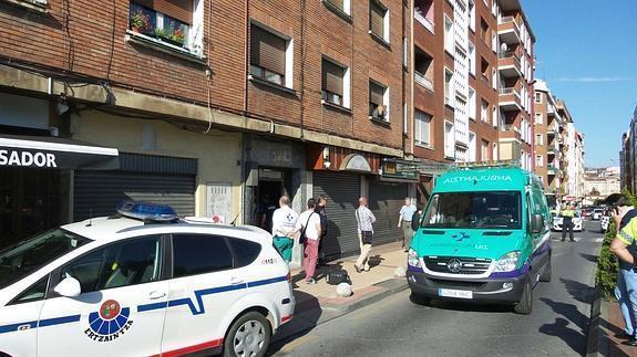 El suceso ha tenido lugar en el nº 12 de la calle La Bondad en Barakaldo.