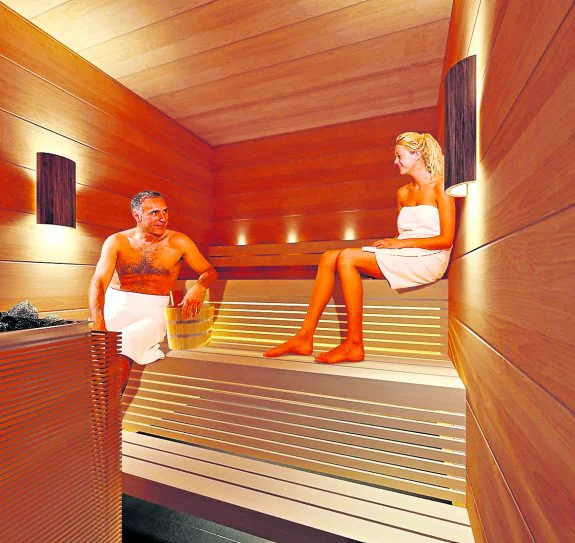 Una sauna contra  el jet lag