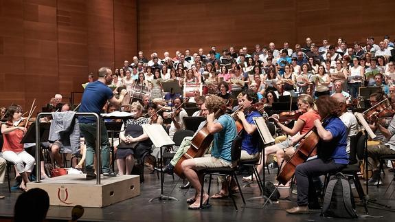 La Orquesta Filarmónica de Rotterdam ha sido una de las citas importantes de la Quincena.