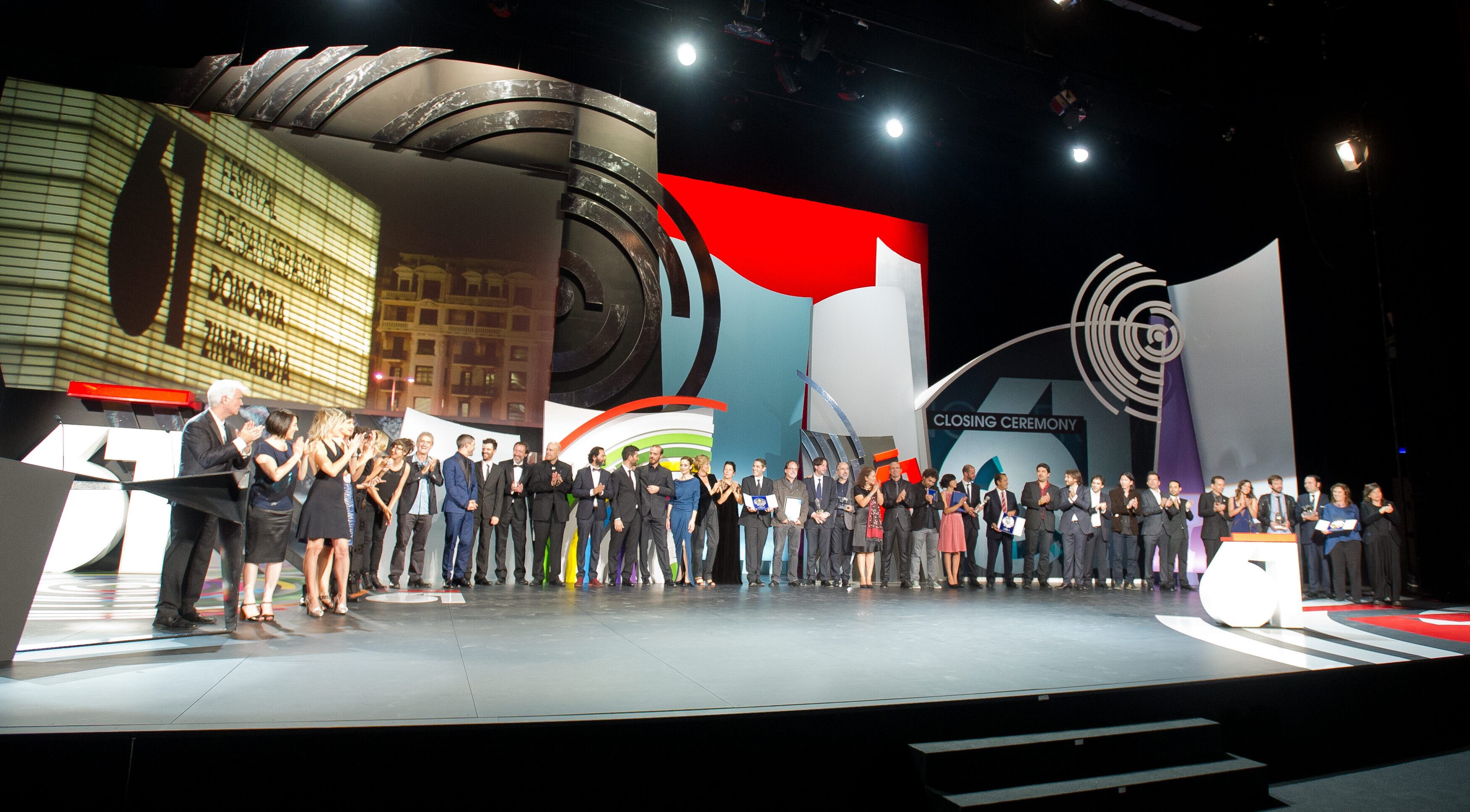 Gala de clausura de la 61 edición del Festival Internacional de Cine de San Sebastián