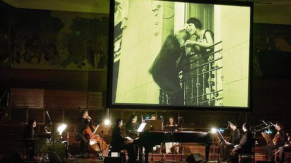 El Donostia también se ha podido disfrutar de cine mudo con música en directo gracias a las matinees de Miramón.