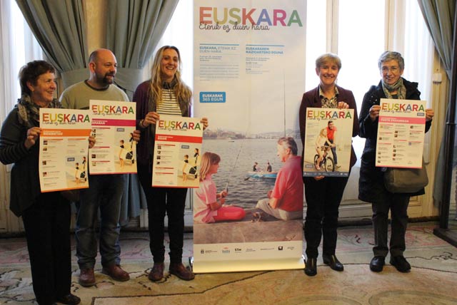 Presentación del Día Internacional del Euskera. 