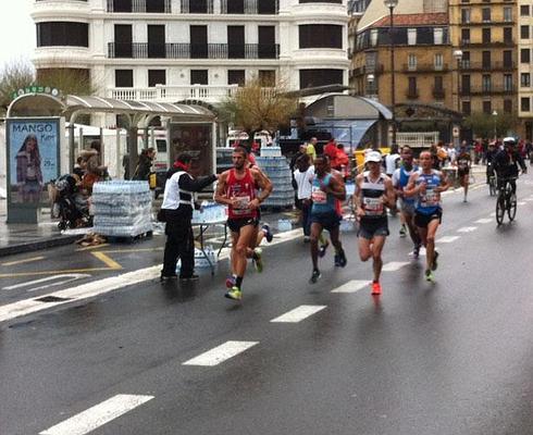 Participantes en la maratón de Donostia 2014