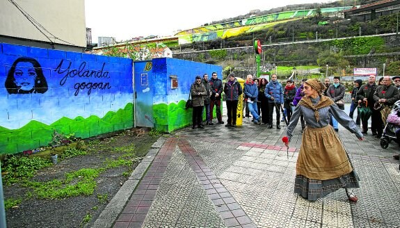 Homenaje a en Bilbao  a Yolanda González