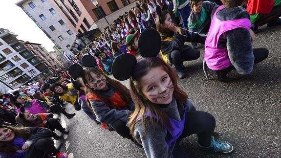 Desfile de Carnaval en Tolosa. 