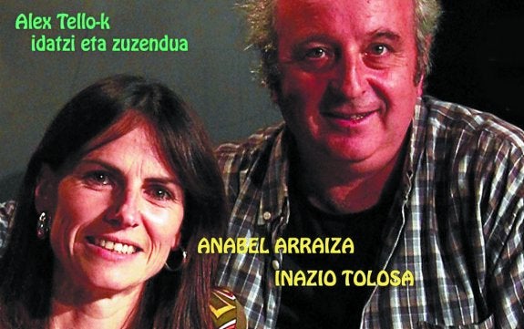 Kartela. 'Zu gabe' antzezlana iragartzeko erabili duten irudia. 