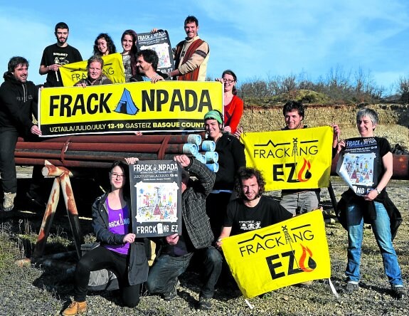 'Fracking Ez' hará una acampada en los terrenos que el Gobierno Vasco quiere perforar en Álava. 